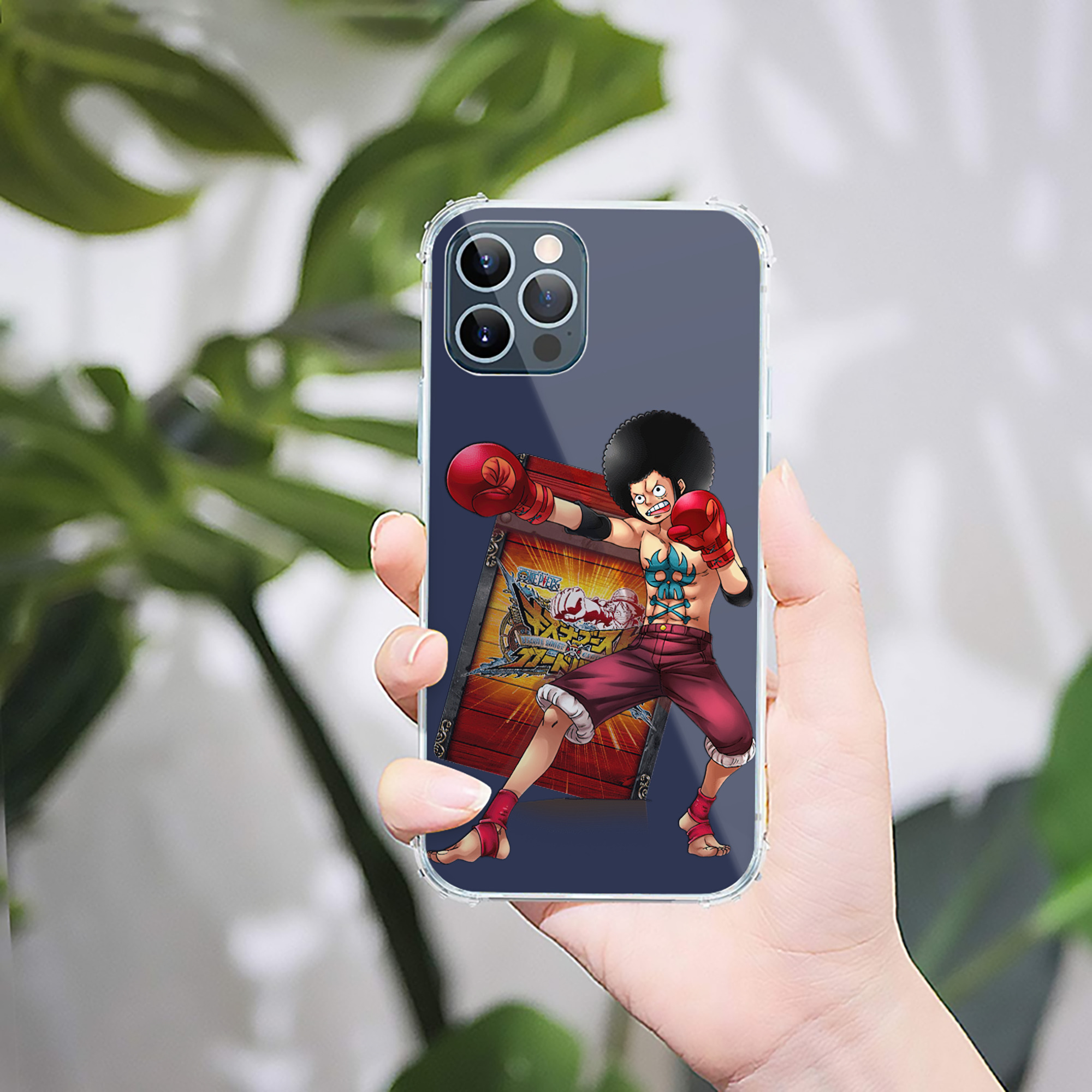 （画像用） ワンピース モンキー・D・ルフィ ONE PIECE Monkey D. Luffy 【iPhone 12シリーズ対応】透明スマホケース（クリアソフトケース）